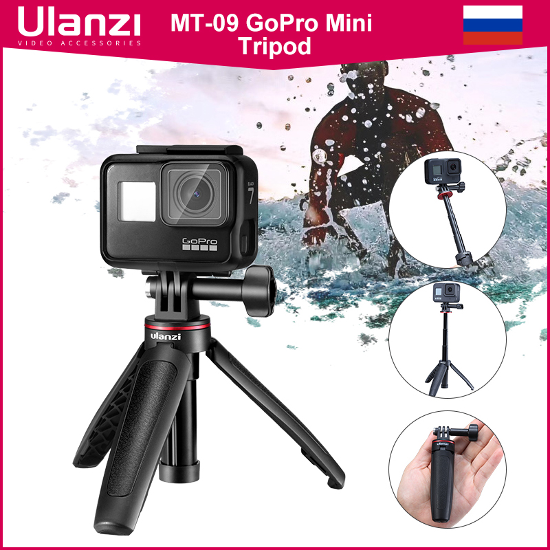 Gopro Action Camera Hero 12 Black - Ulanzi MT-09 ขยาย Gopro Vlog ขาตั้งกล้อง