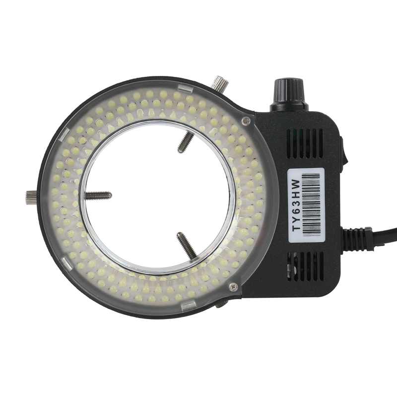 Photography Lighting Circle - ไฟวงแหวน LED ปรับระดับได้ 144 ดวง สำหรับกล้องจุลทรรศน์สเตอริโอแบบสามตา