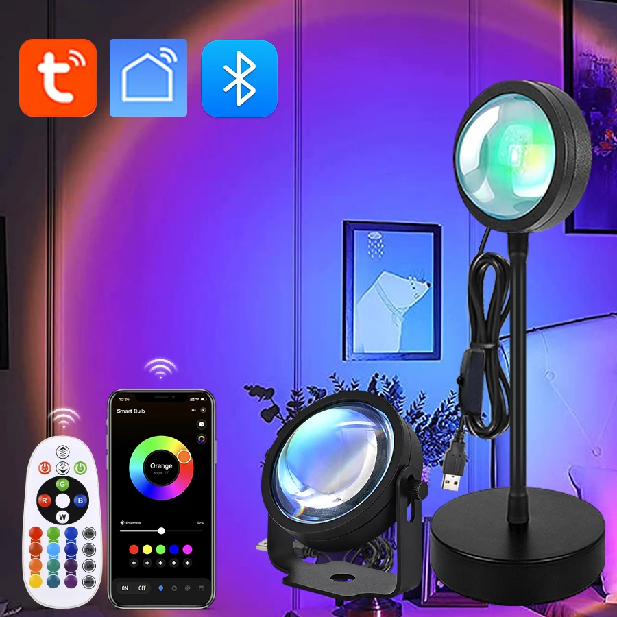 Tuya สมาร์ท Sunset โปรเจคเตอร์ - Photography Lighting Mood บทวิจารณ์และราคา