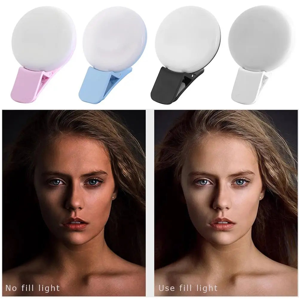 โทรศัพท์มือถือ LED Selfie แหวน - Photography Lighting Portable บทวิจารณ์และราคา
