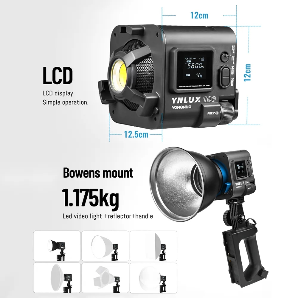 ไฟวิดีโอ LED แบบพกพา YONGNUO Y - Photography Lighting Video บทวิจารณ์และราคา
