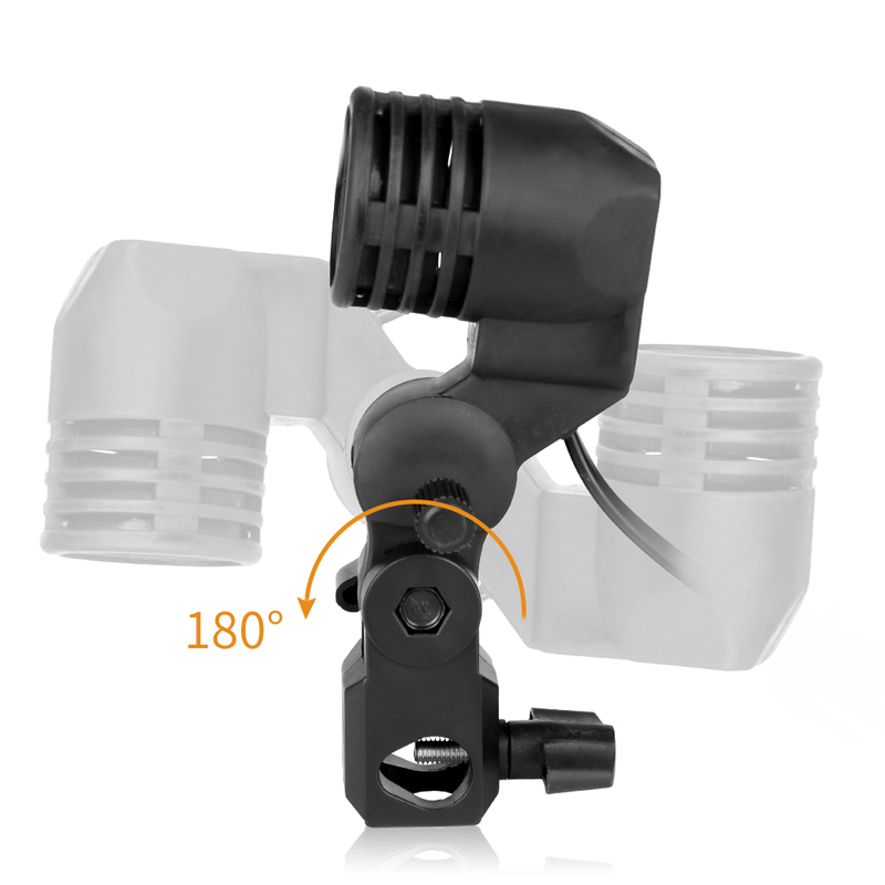 1.8M สายเคเบิลหลอดไฟขาตั้ง E26 - Photography Umbrella Lighting Kit บทวิจารณ์และราคา