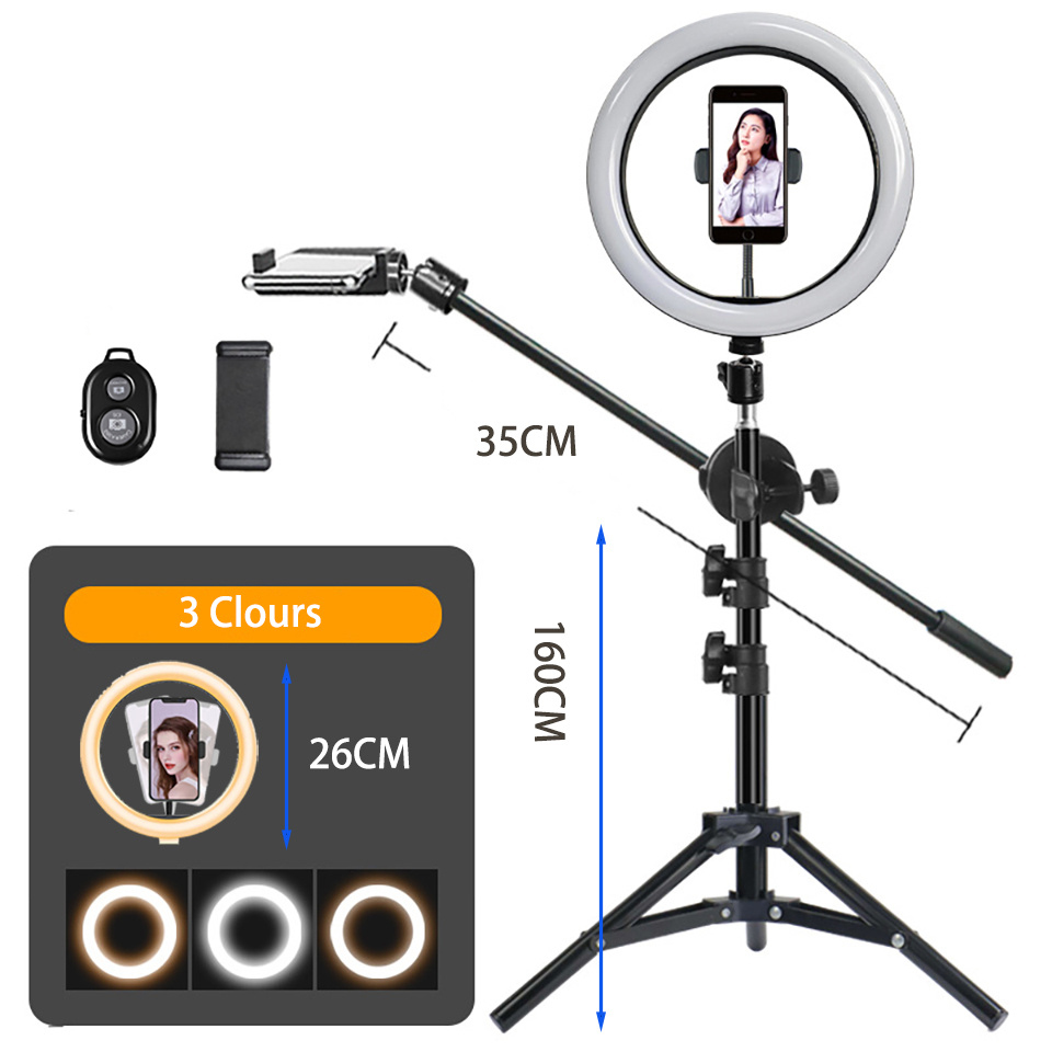ไฟวงแหวน LED สำหรับถ่ายภาพ ขนา - Photography Lighting Circle บทวิจารณ์และราคา