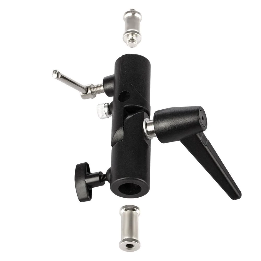 วงเล็บแฟลชรองเท้าร้อนผู้ถือร่ม - Photography Umbrella Lighting Kit บทวิจารณ์และราคา