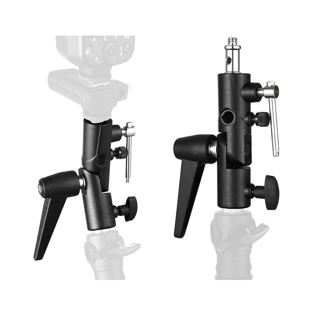 วงเล็บแฟลชรองเท้าร้อนผู้ถือร่ม - Photography Umbrella Lighting Kit บทวิจารณ์และราคา