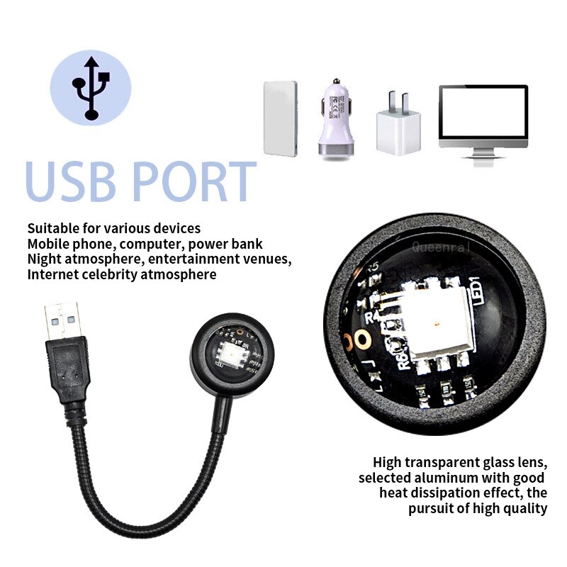 ไฟโปรเจคเตอร์พระอาทิตย์ตก LED  - Photography Lighting Mood บทวิจารณ์และราคา