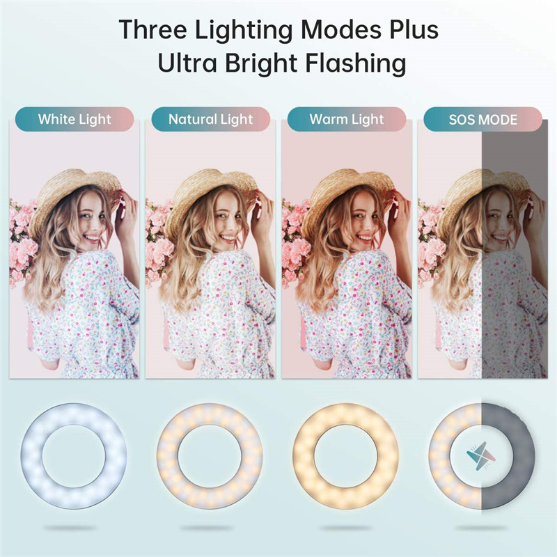 อัพเกรด 3200K-6500K LED Clip R - Photography Lighting Circle บทวิจารณ์และราคา