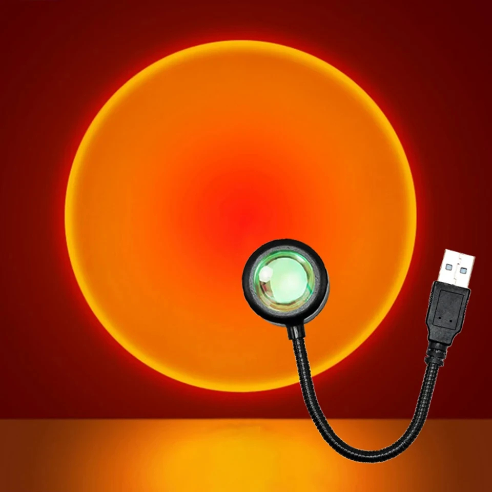 โคมไฟ LED ฉายแสงพระอาทิตย์ตก ไ - Photography Lighting Mood บทวิจารณ์และราคา