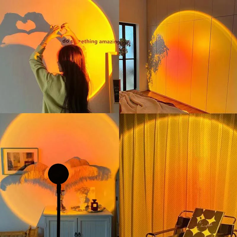 Sunset โคมไฟ Night Light หลายส - Photography Lighting Mood บทวิจารณ์และราคา
