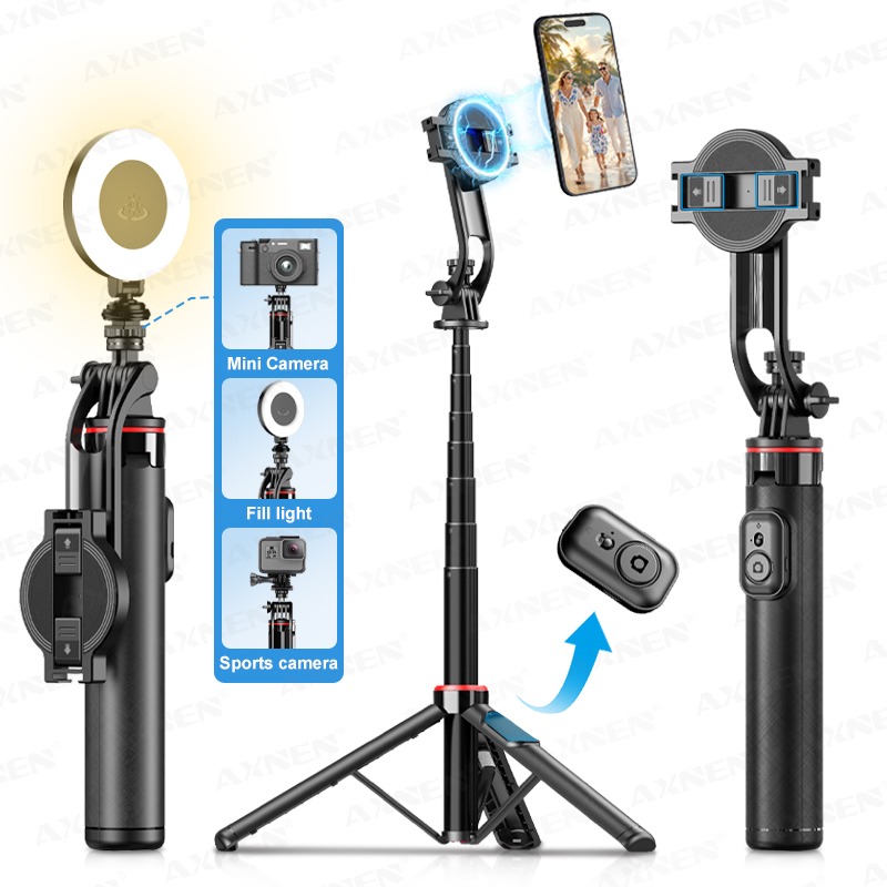 AXNEN C20 ไม้เซลฟี่แม่เหล็กแบบ - Photography Lighting Circle บทวิจารณ์และราคา
