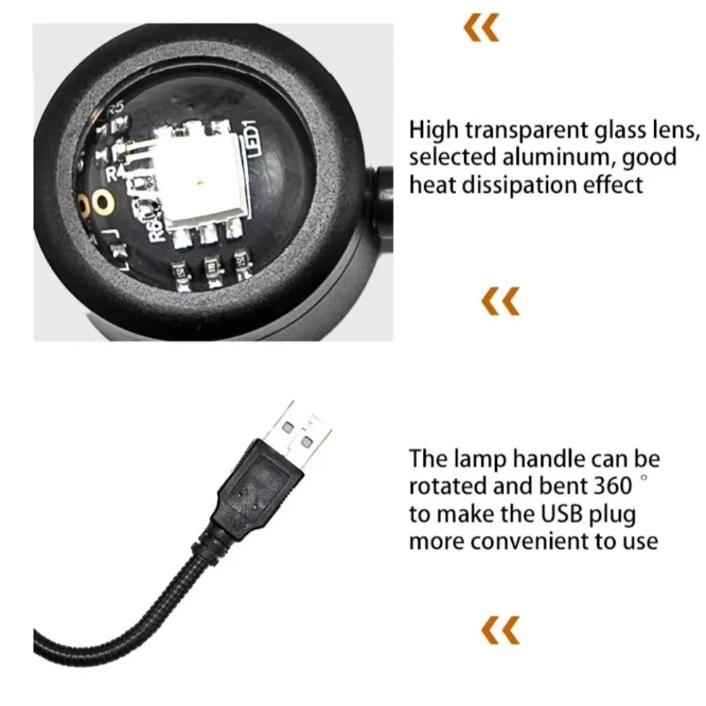 LED RGB โคมไฟฉายภาพพระอาทิตย์ต - Photography Lighting Mood บทวิจารณ์และราคา
