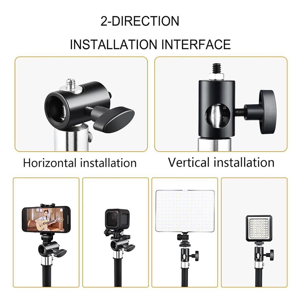 อะแดปเตอร์ขาตั้งไฟ 4 ชิ้น อะแด - Photography Lighting Tips บทวิจารณ์และราคา