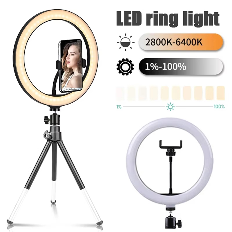 ไฟวงแหวนเซลฟี่ขนาด 10 นิ้ว ไฟเ - Photography Lighting Circle บทวิจารณ์และราคา