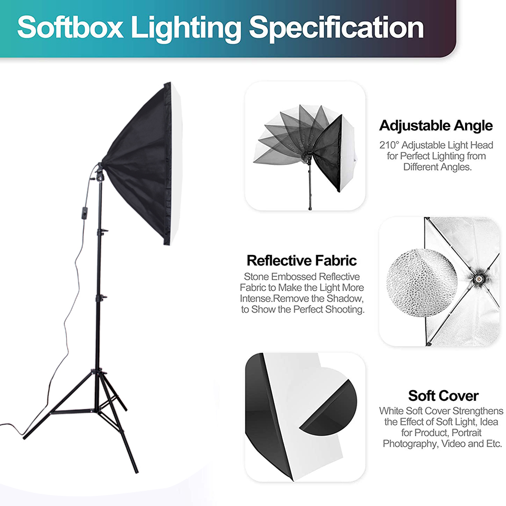 ชุดอุปกรณ์สตูดิโอถ่ายภาพราคาปร - Photography Umbrella Lighting Kit บทวิจารณ์และราคา