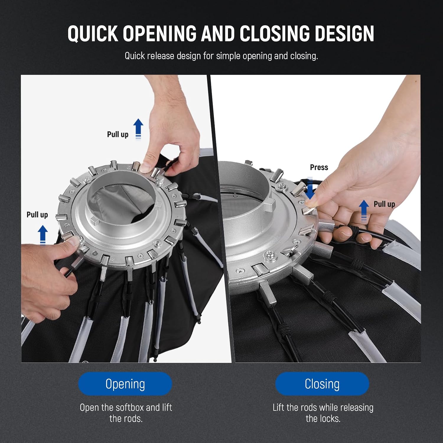 ซอฟต์บ็อกซ์แบบพาราโบลาพร้อมเมา - Photography Umbrella Lighting Kit บทวิจารณ์และราคา