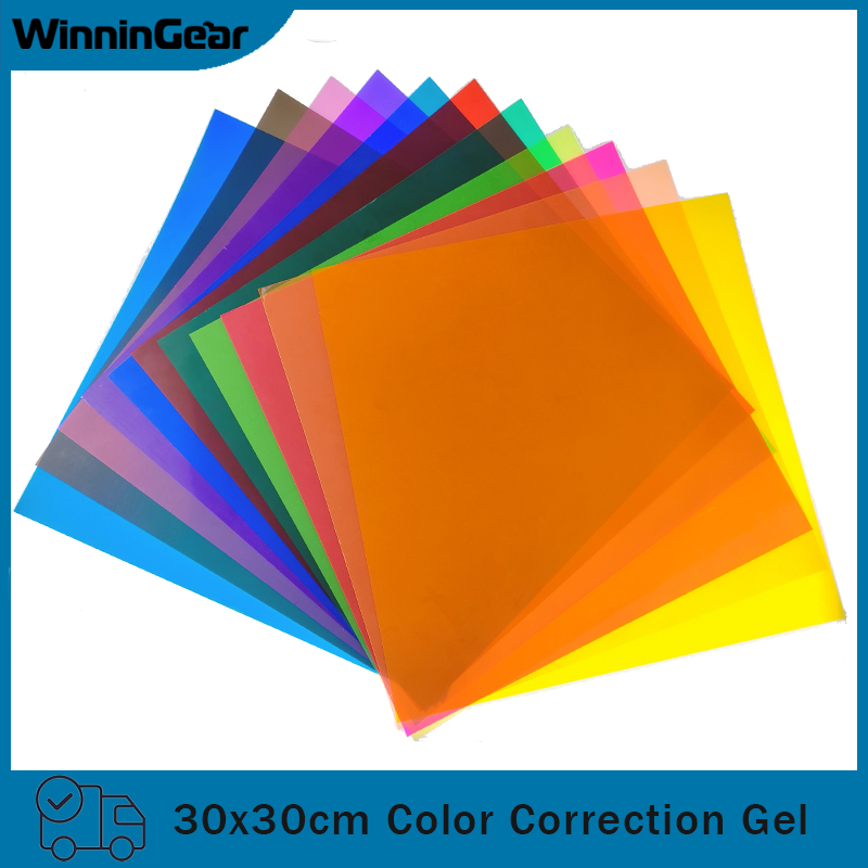 30x30 ซม.11 ชิ้น PVC เจลกรองแส - Photography Umbrella Lighting Kit บทวิจารณ์และราคา