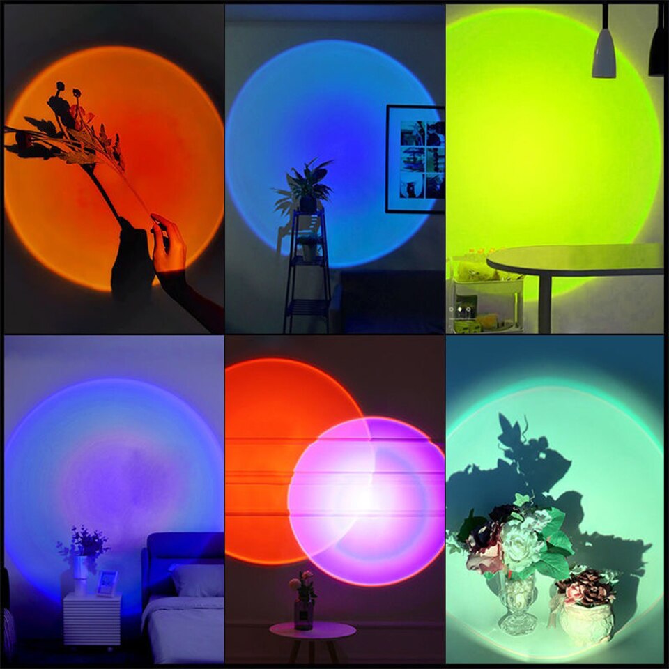 ZK40 LED Sunset โคมไฟ Nightlig - Photography Lighting Mood บทวิจารณ์และราคา