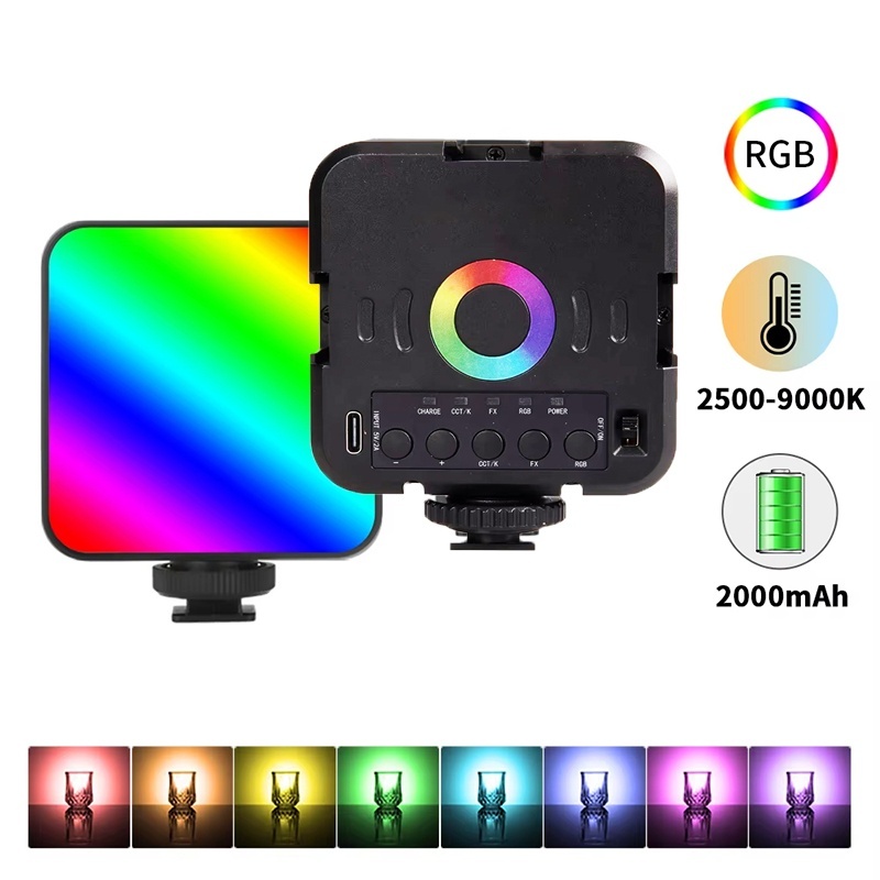 ไฟวิดีโอ RGB ขนาดเล็กแบบพกพา 6 - Photography Lighting Portable บทวิจารณ์และราคา