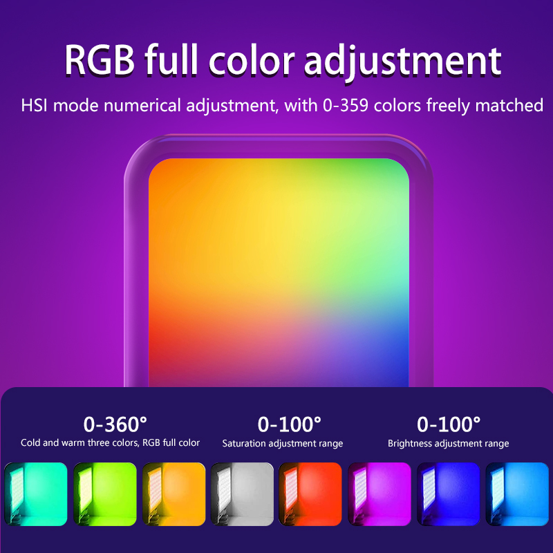 ไฟวิดีโอ RGB ขนาดเล็กแบบพกพา 6 - Photography Lighting Portable บทวิจารณ์และราคา