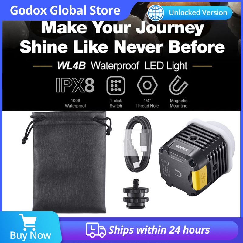 ไฟ LED กันน้ำ Godox WL4B 5600K - Photography Mobile Lighting บทวิจารณ์และราคา